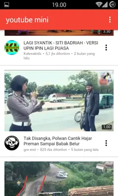 youtube_mini android App screenshot 0